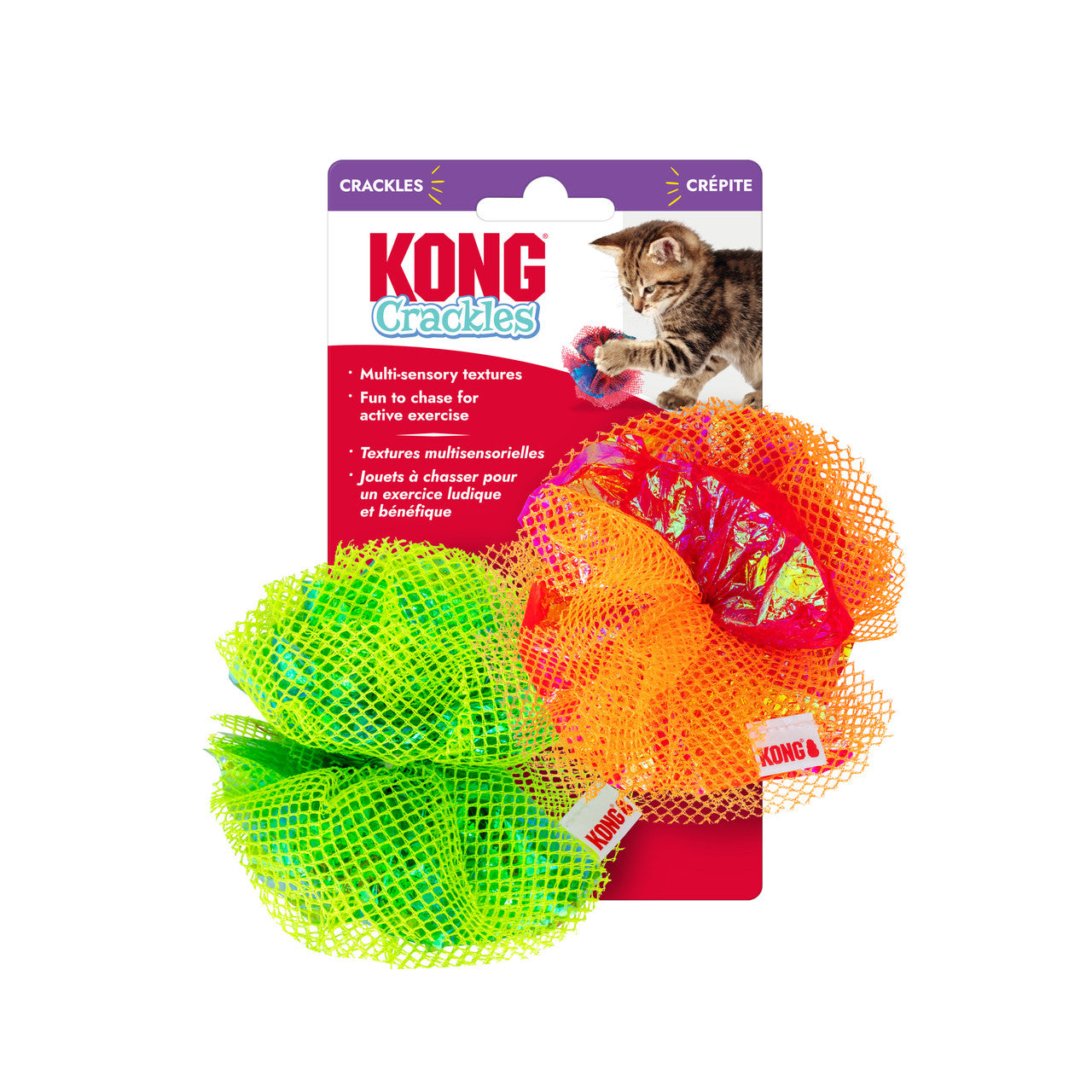 Crackles Fluff Balls 2-Pack, Assorted Colors