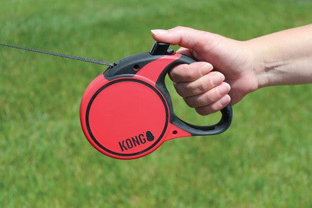 KONG Retractable Leash Terrain Red