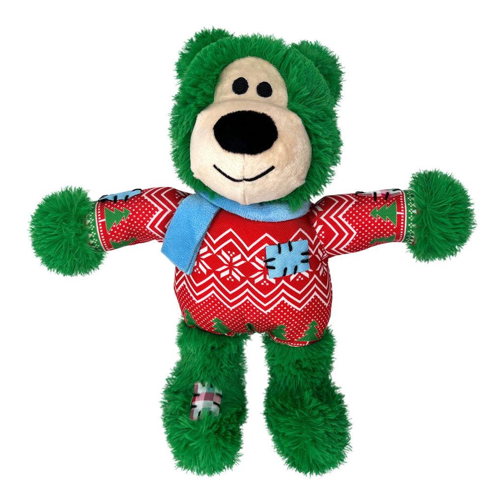 Holiday Wild Knots Bear Green