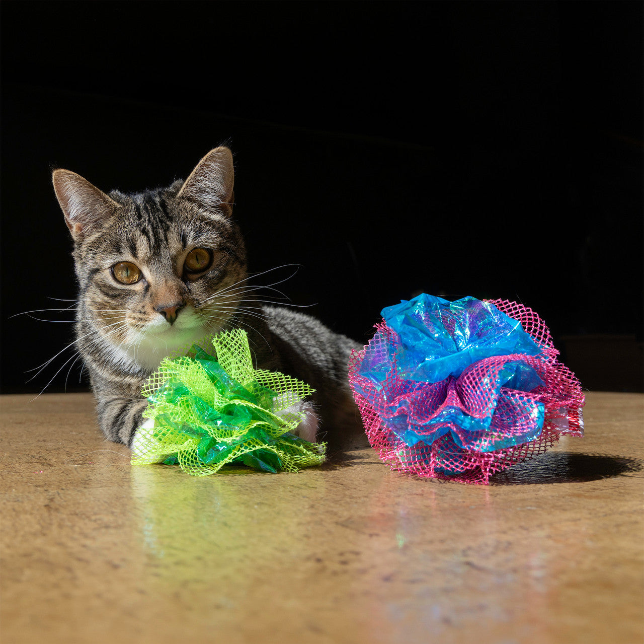 Crackles Fluff Balls 2-Pack, Assorted Colors